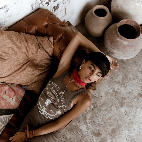 Spell Eagle Angel Organic Singlet Dress, size XXL, BNWT - Picture 5 of 10